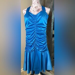 2 / $20. Blue Silk Le Chateau Dress